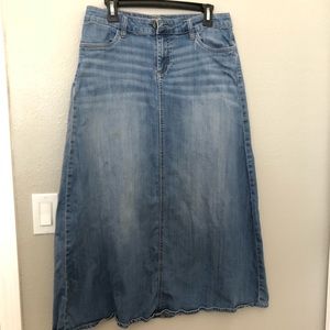 Kut From The Kloth Maxi Denim Skirt- size 6